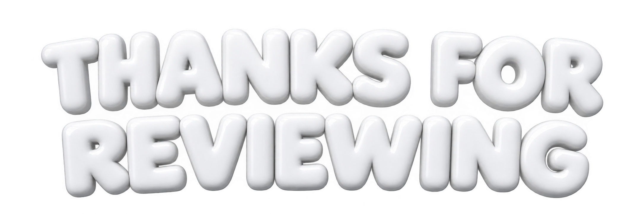 Thank you for reviewing